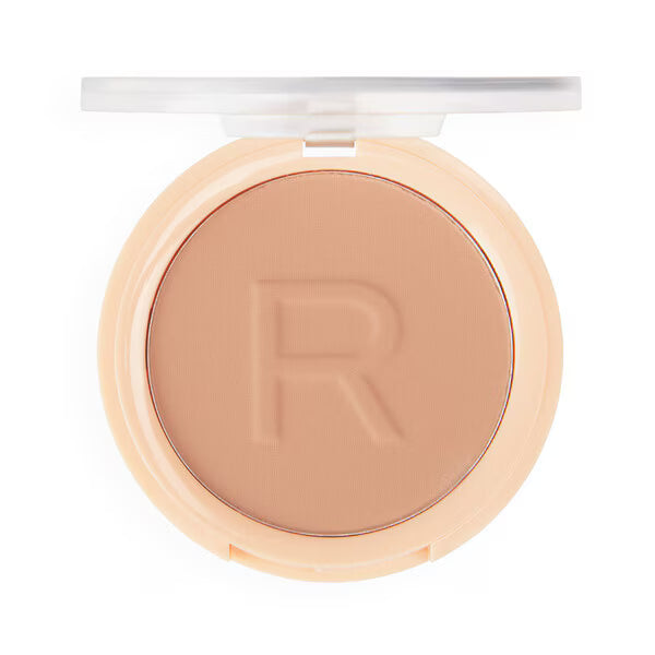 Revolution Reloaded pressed powder beige shade, imported from the UK