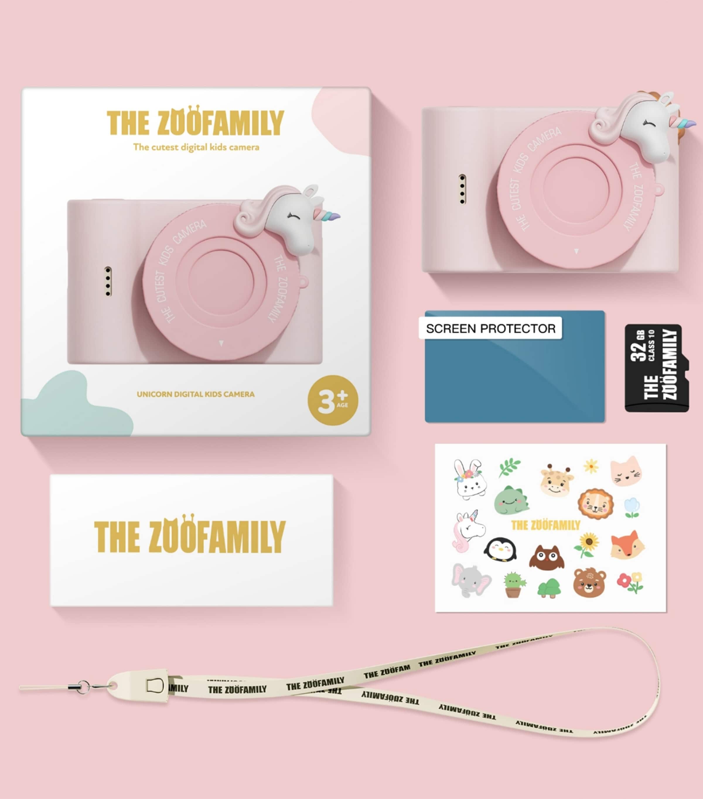 ZOOFAMILY Unicorn C5 kids digital camera (British brand)