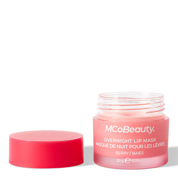 MCoBeauty Overnight Lip Mask Berry, imported from the UK