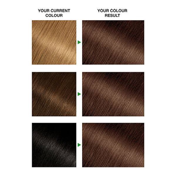 Garnier Nutrisse 5 Mocha Brown hair dye, UK version