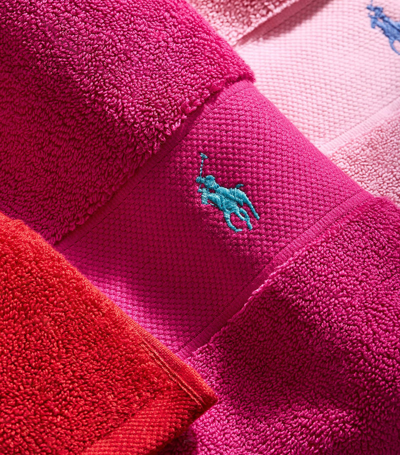 Ralph Lauren Polo Player bath sheet 90cm x 160cm, imported from the UK
