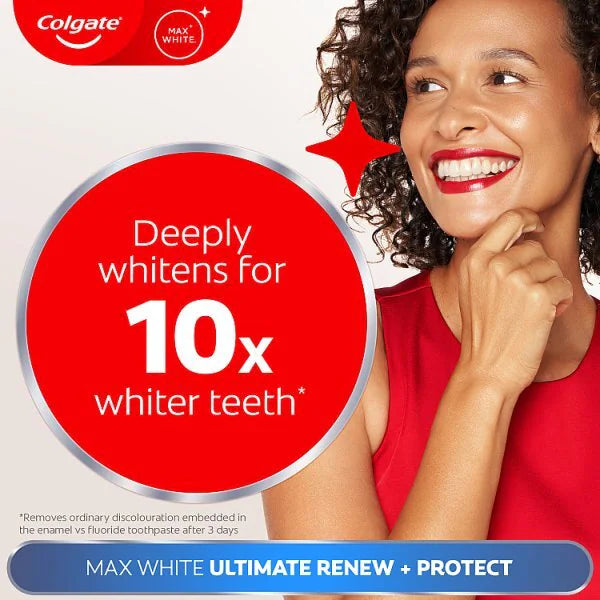 Colgate Max White Ultimate Renewal toothpaste 75ml - British product