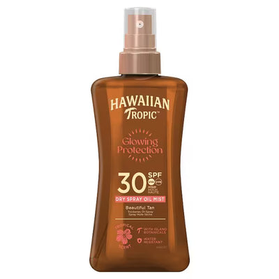 Hawaiian Tropic Dry Protective Oil Spray SPF30 Sun Cream 200ml