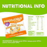 Kiddylicious mango smoothie melts imported from the UK