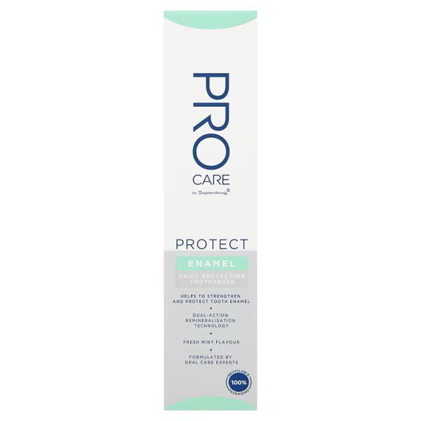 Superdrug ProCare Enamel Protect Toothpaste 75ml (British brand)
