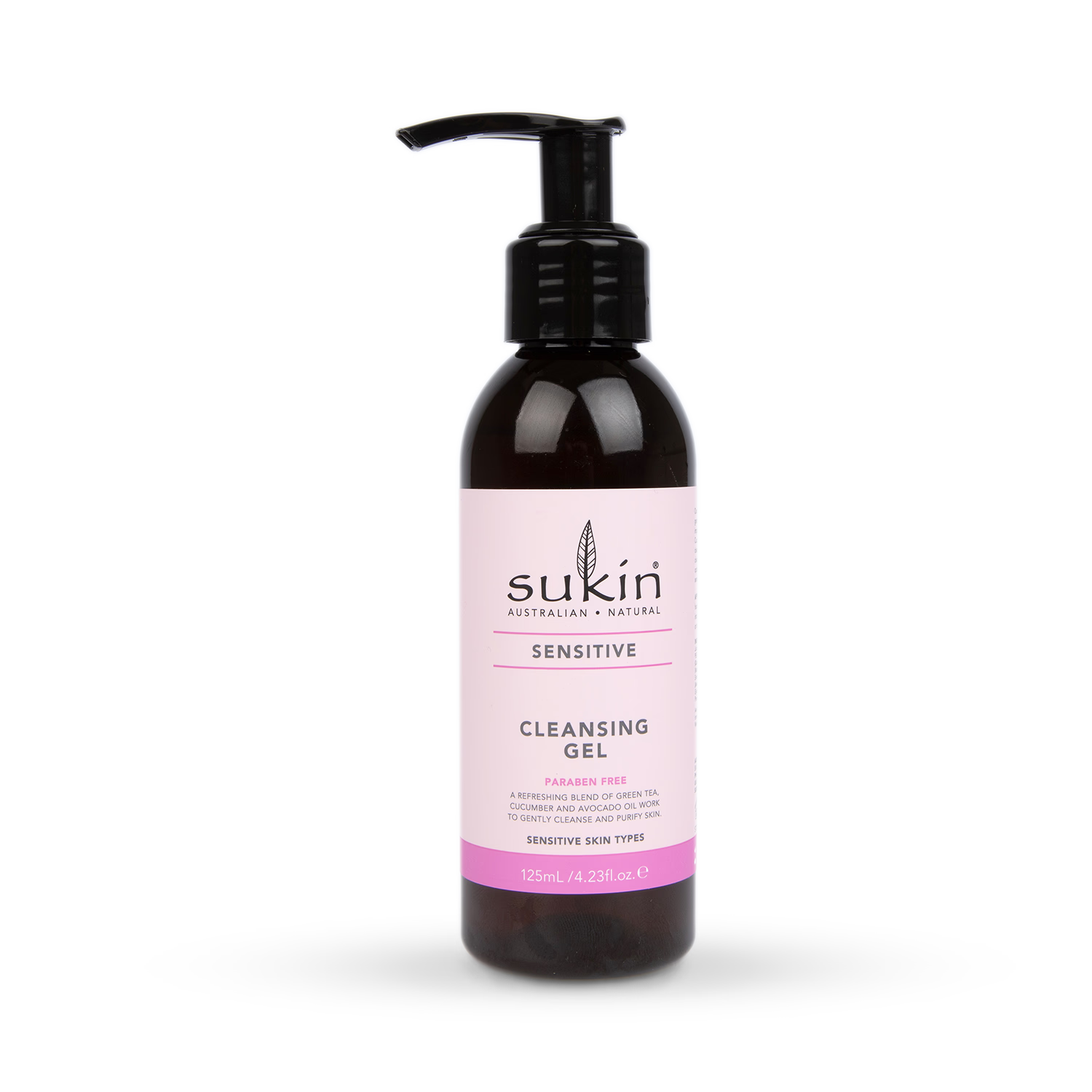 Sukin Sensitive Cleansing Gel 125ml (British brand)