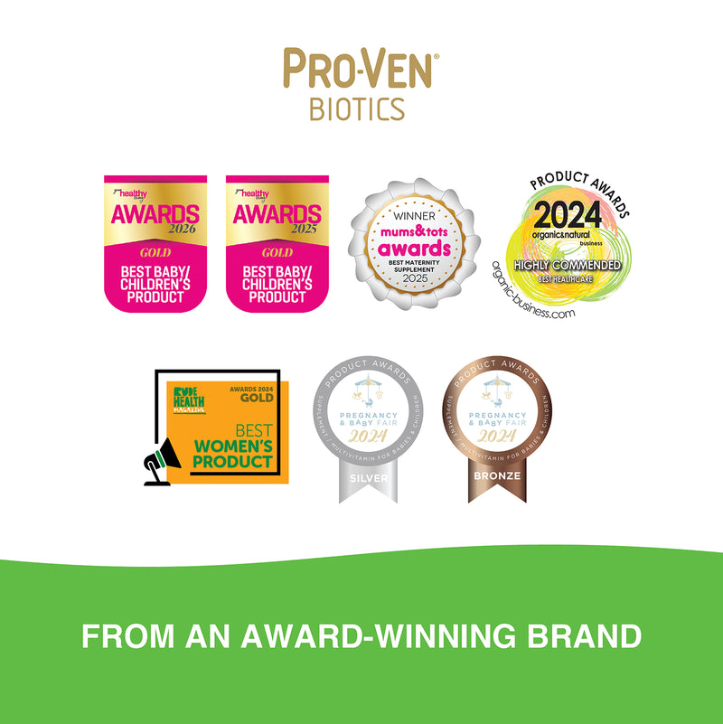 Pro-Ven Biotics Probiotic Chewable Tablets Strawberry 30, imported from the UK