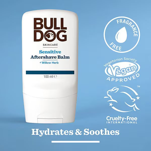 Bulldog Sensitive Aftershave Balm 100ml - British product