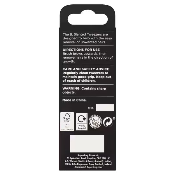 B. Slanted Tweezers eyebrow tool, UK version