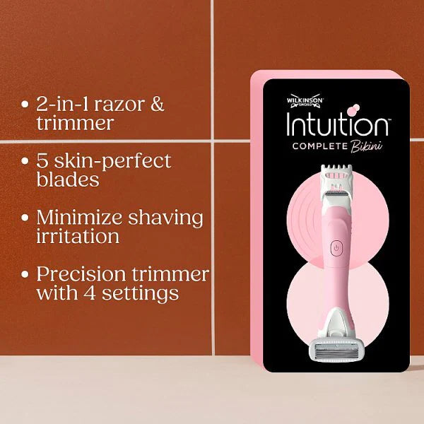 Wilkinson Sword Intuition bikini razor trimmer, imported from the UK