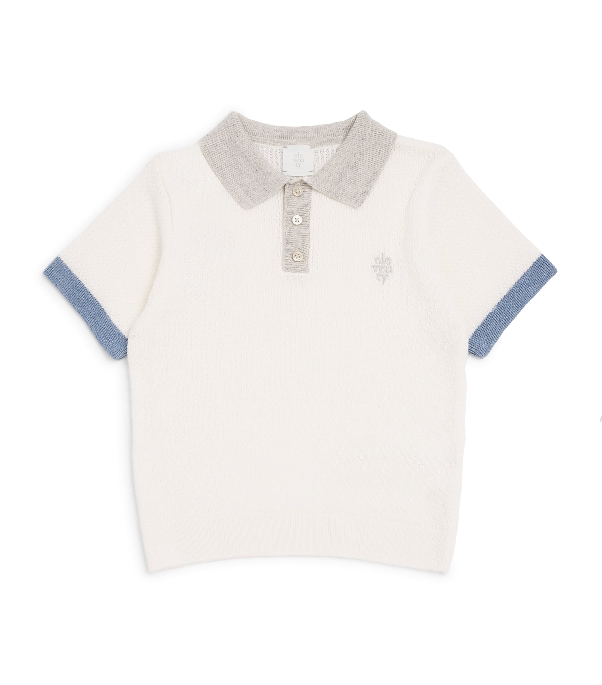 Eleventy kids' linen-cotton polo sweater 2-16 years - British product