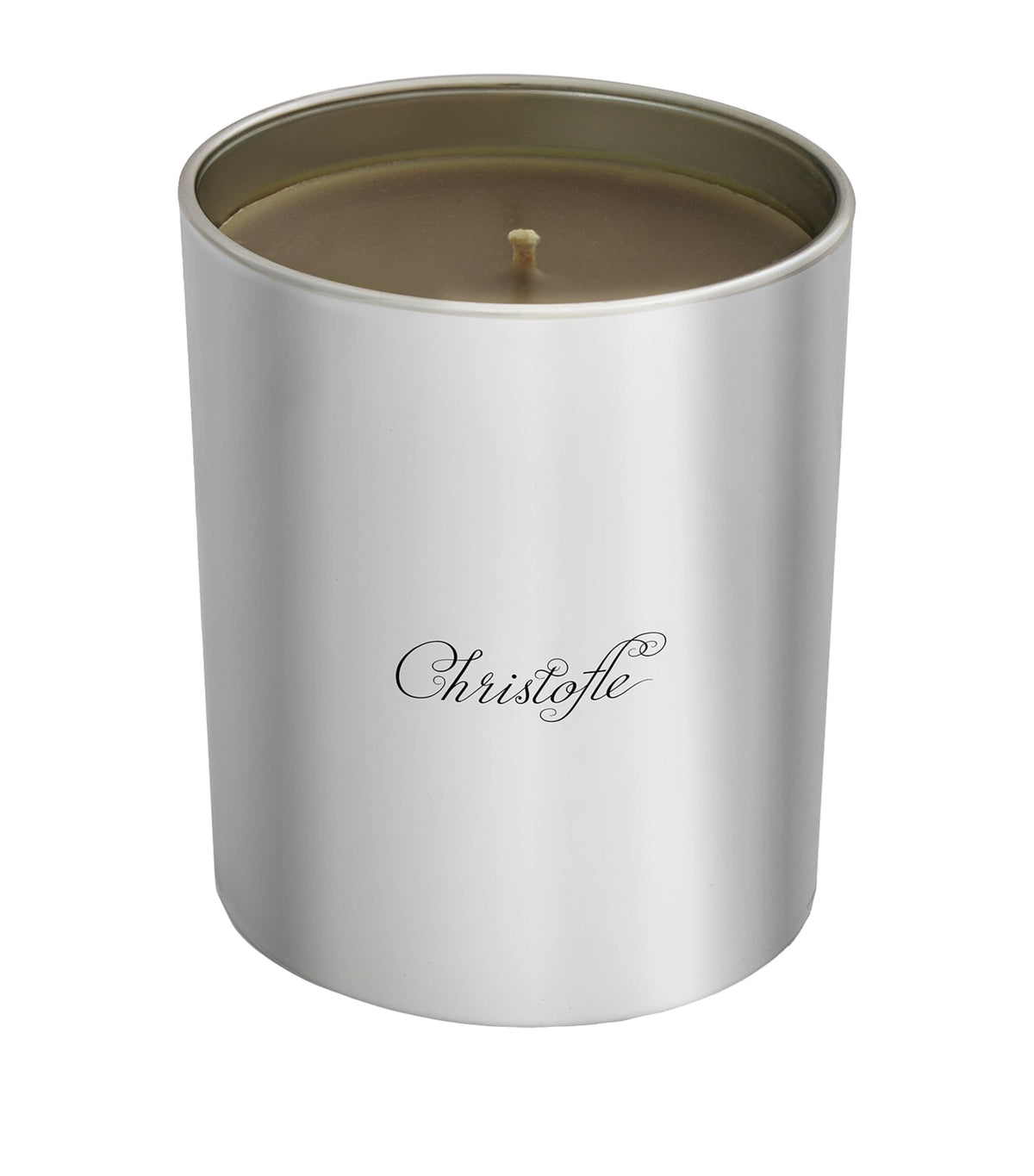 Christofle Miel Argent UNI candle in metallic glass container - British product