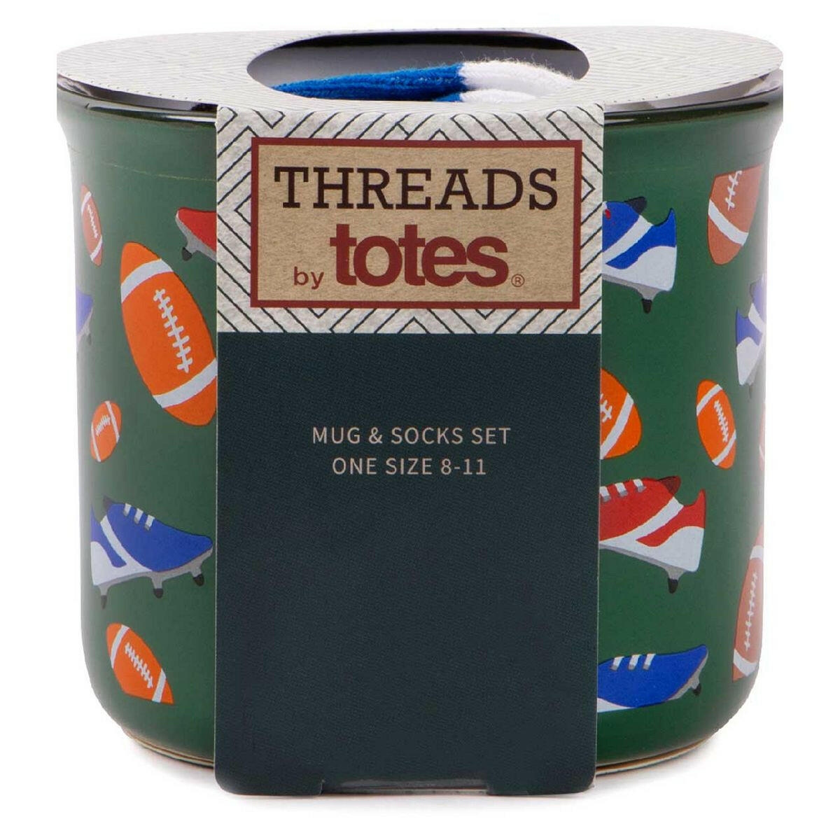 Threads by Totes Rugby Mug & Socks GOODS Boots   