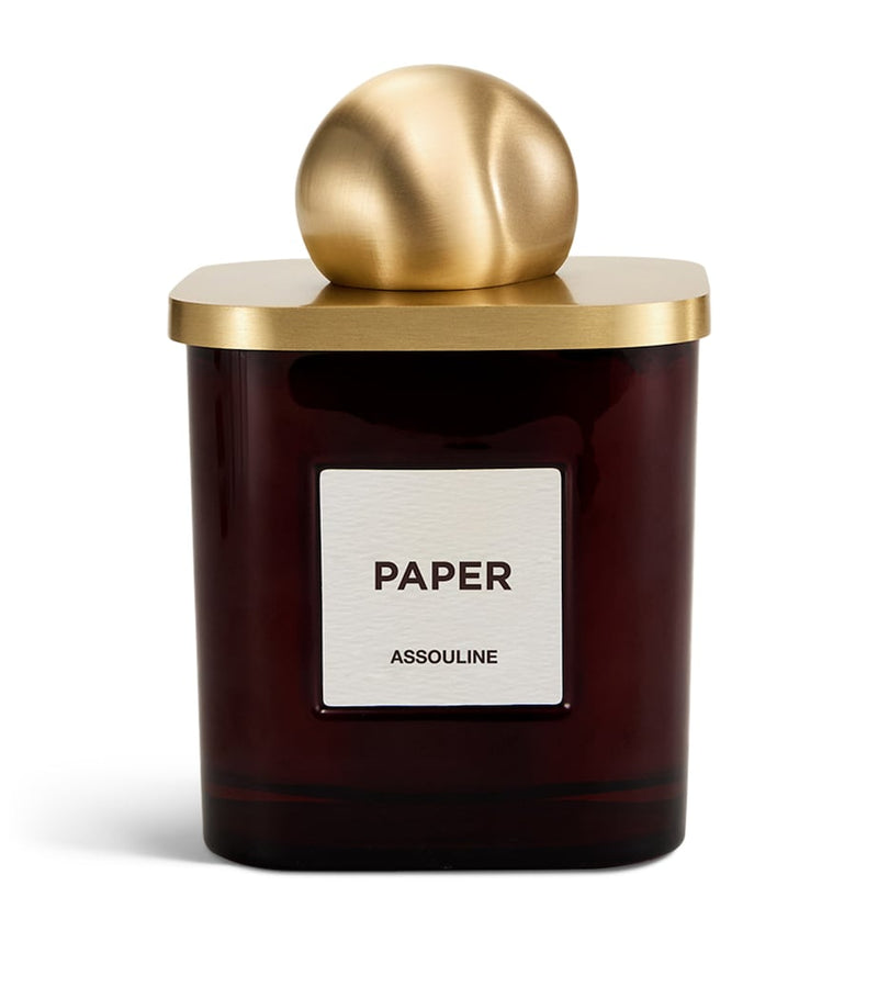 Assouline Paper Candle home fragrance candle 260g - British product