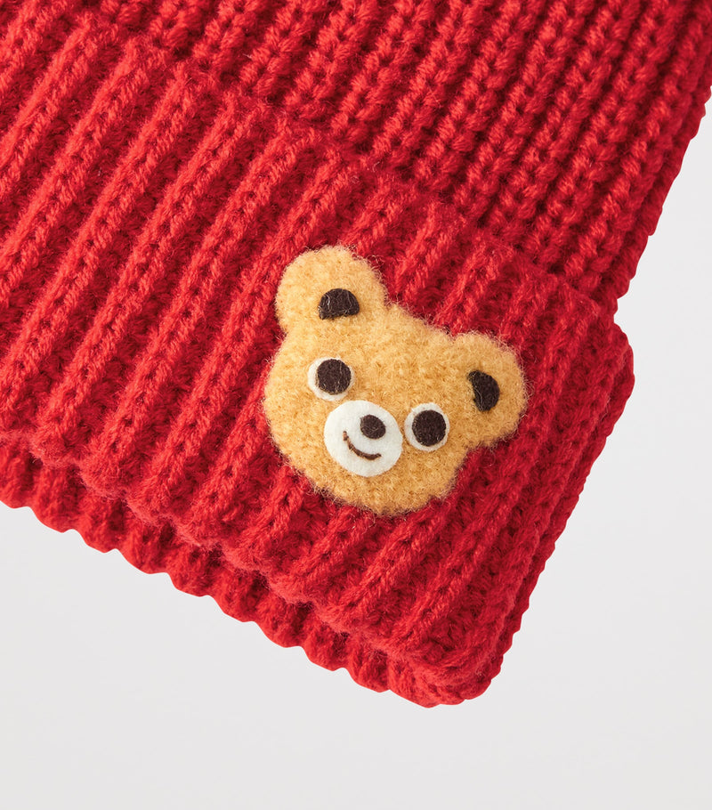Miki House knitted felt character beanie hat, imported from the UK