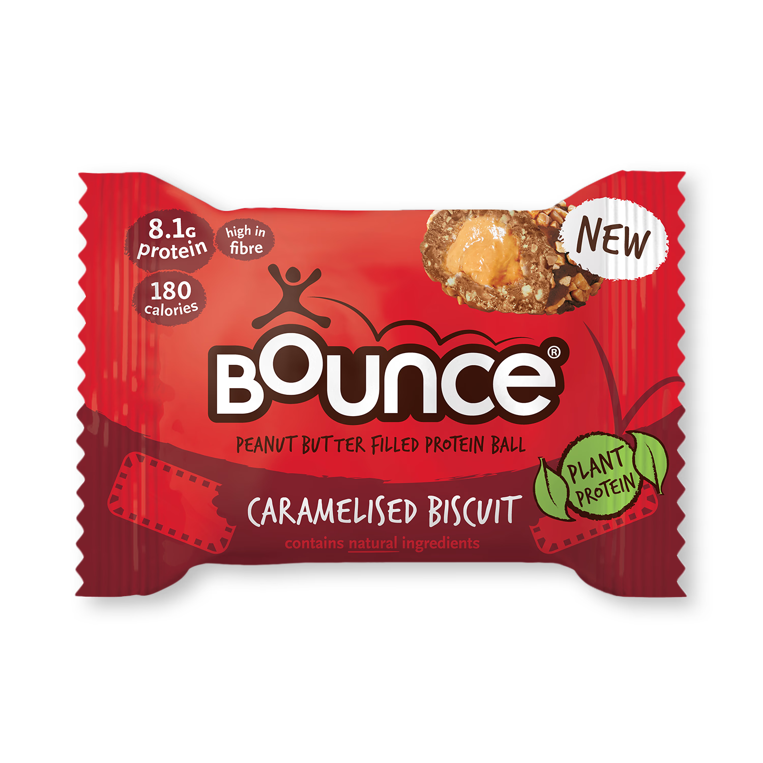 Bounce Caramel Biscuit Protein Ball 40g