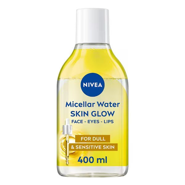 NIVEA Brightening Micellar Water with 5% Serum 400ml, imported from the UK