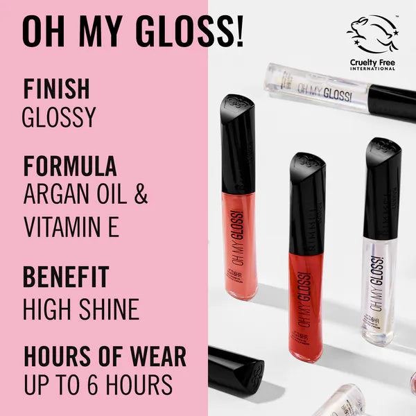 Rimmel London Oh My Gloss Snog 330, imported from the UK