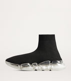 Knitted Sneakers with Ergonomic Sole and Lace-Up Fastening
