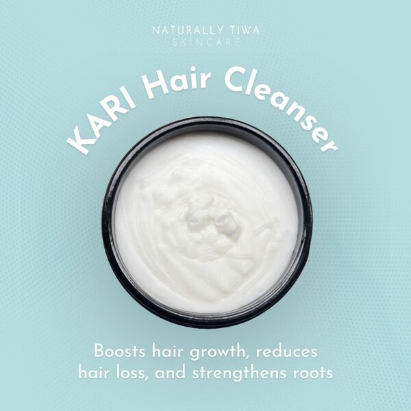 Naturally Tiwa Skincare KARI Hair Cleanser 180g, imported from the UK