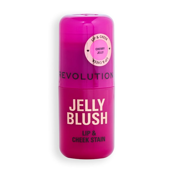 Revolution Jelly Blush Stick Cherry Red, imported from the UK
