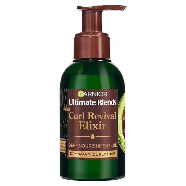 Garnier Ultimate Blends Curl Revival Elixir Oil 120ml, UK version