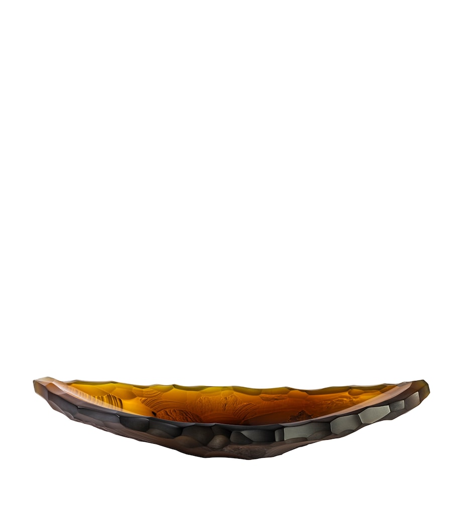 Lalique Medium Crystal Silex Bowl 46cm, UK version
