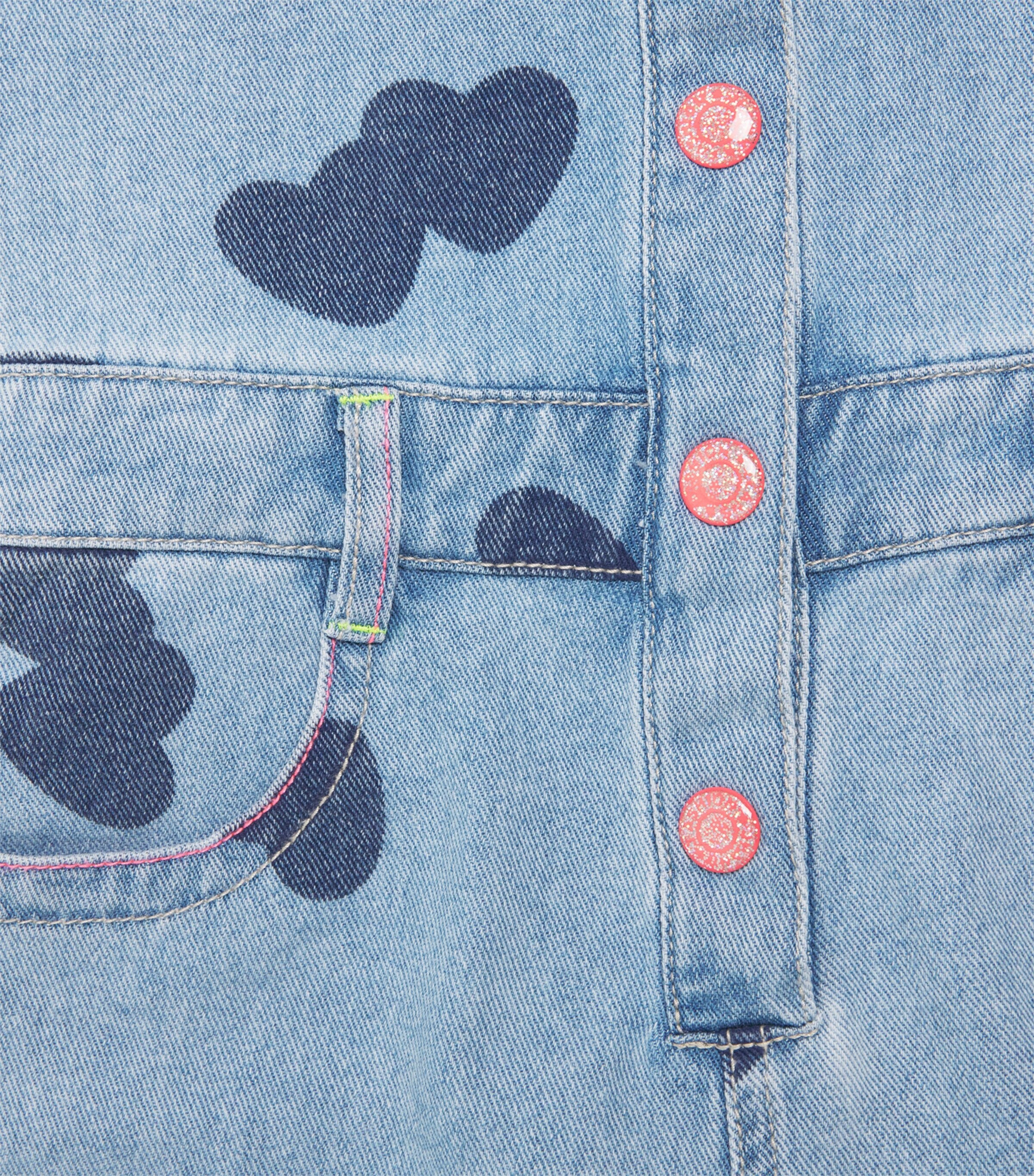 Billieblush denim heart print playsuit 2-12 years - British product