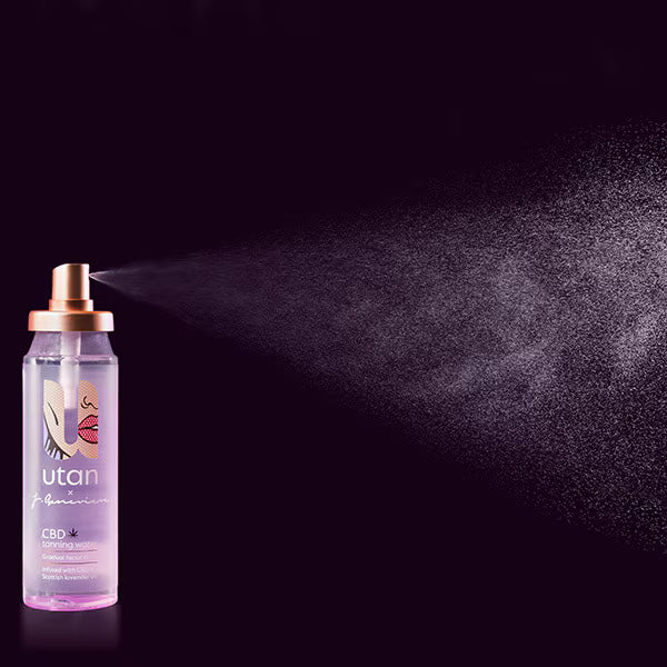 utan Jamie Genevieve CBD Tanning Water Facial Mist 100ml (British brand)