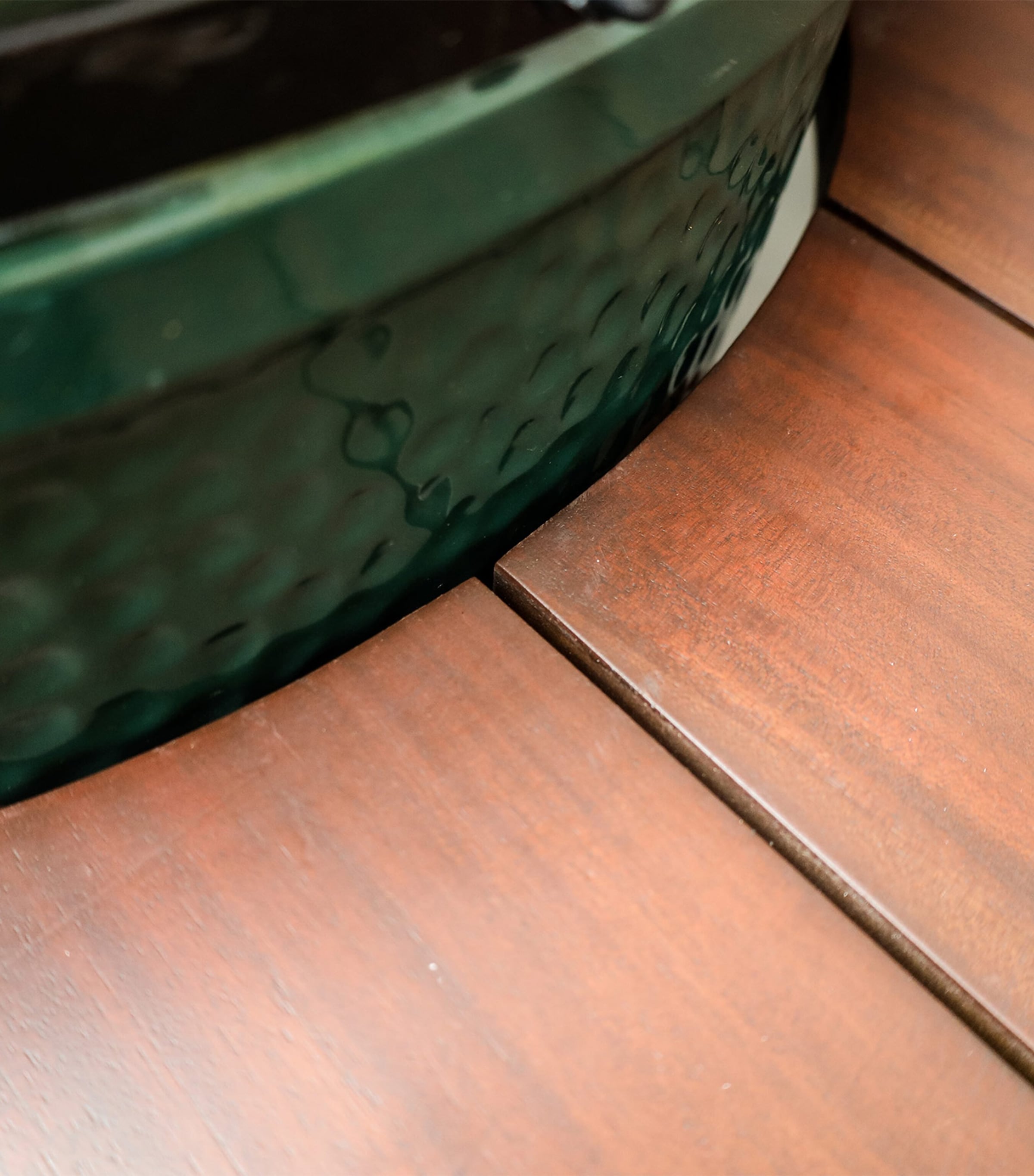 Big Green Egg Extra Large Mahogany Egg Table Nest