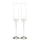 Wedgwood Love Knots Toasting Flutes Set of 2 (British brand)