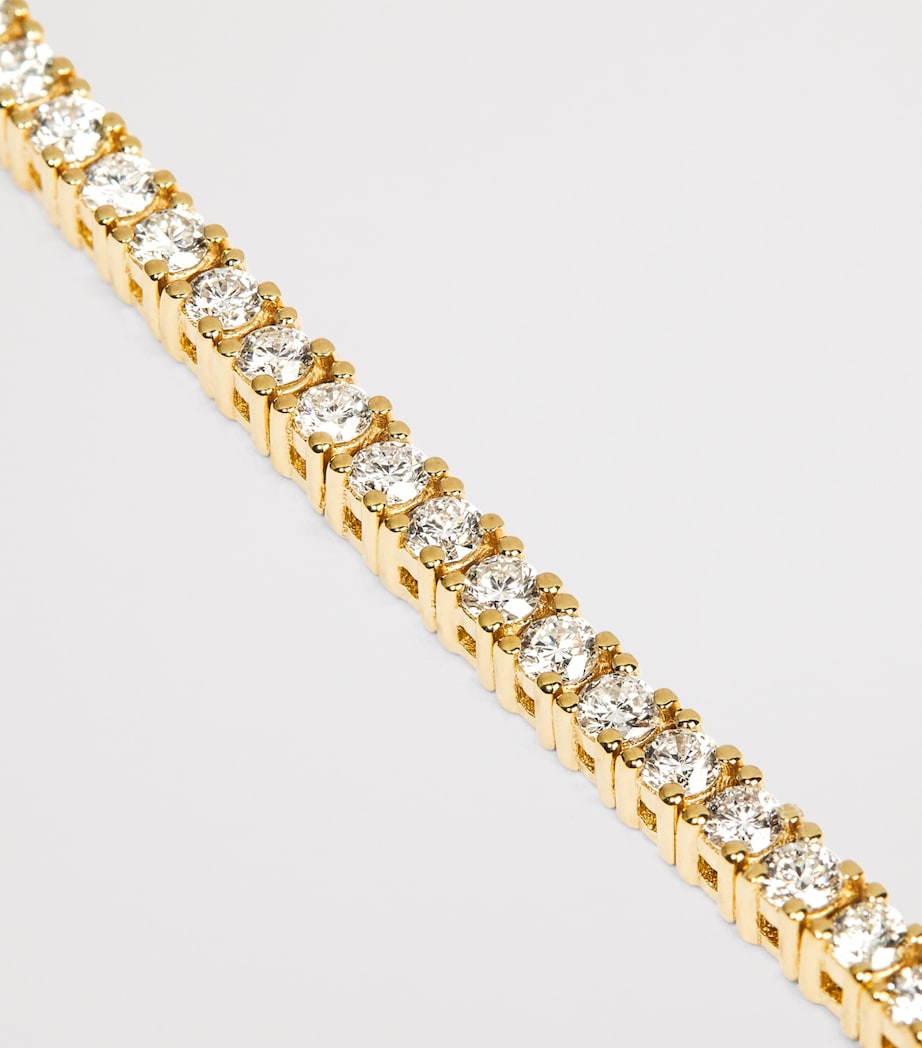 Harrods Yellow Gold and Diamond Tennis Bracelet (2.00ct)