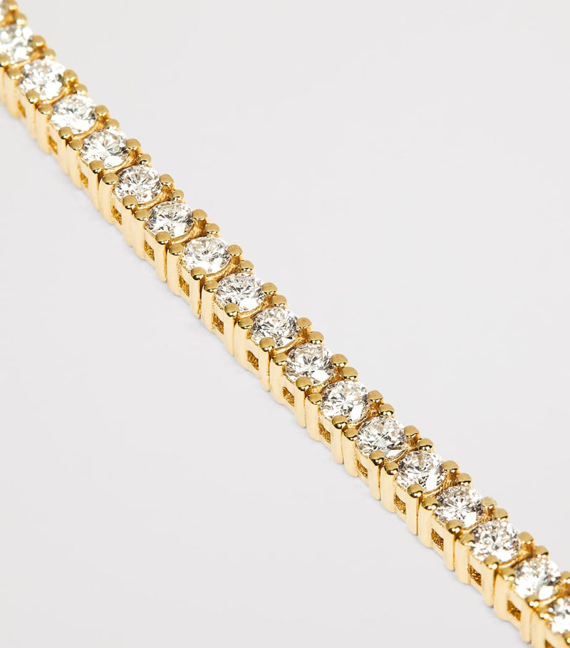 Harrods Yellow Gold and Diamond Tennis Bracelet (2.00ct)