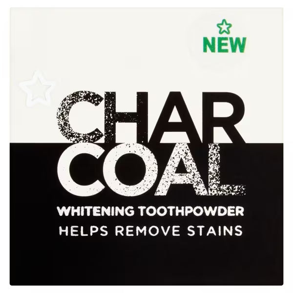 Superdrug charcoal whitening tooth powder 50g (British brand)