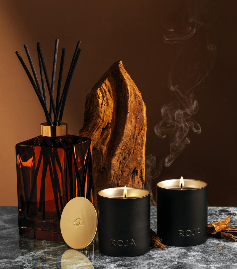 Roja Amber Aoud reed diffuser refill 750ml, imported from the UK