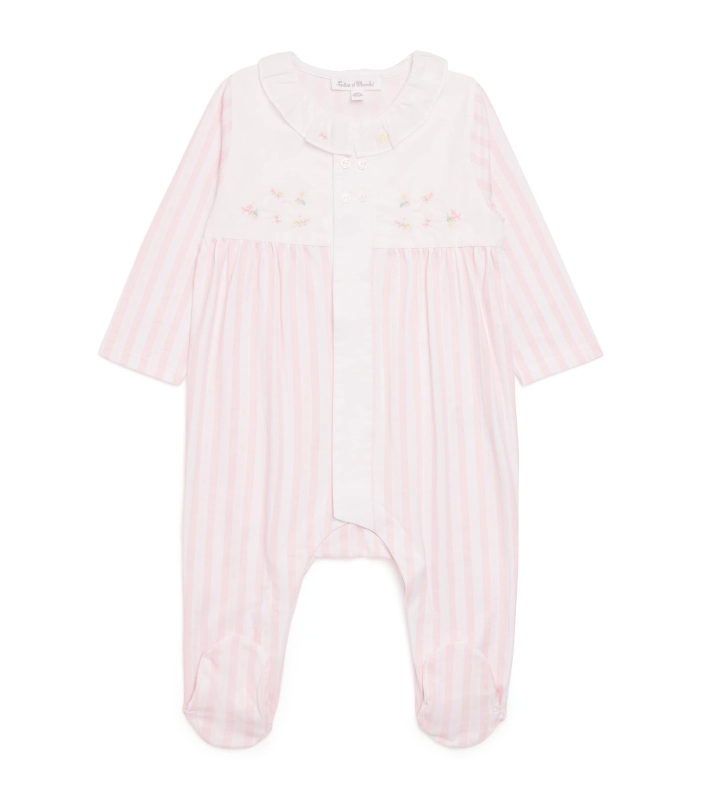 Tartine et Chocolat cotton stripe baby all-in-one 0-24 months (British brand)