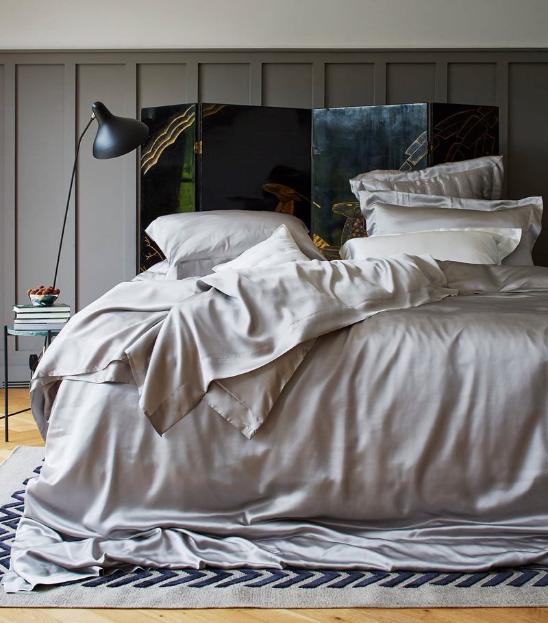 Gingerlily Silk Double Duvet Cover 200cm x 200cm, UK version