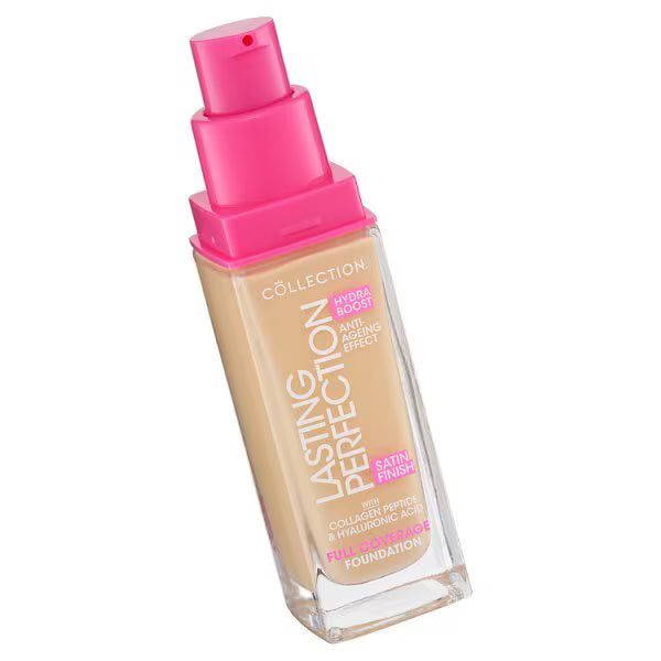 Lasting Perfection Satin Foundation 6W Cashew Warm, UK version