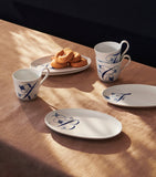 Royal Copenhagen Alphabet Coll Oval porcelain plate 23.5cm, imported from the UK