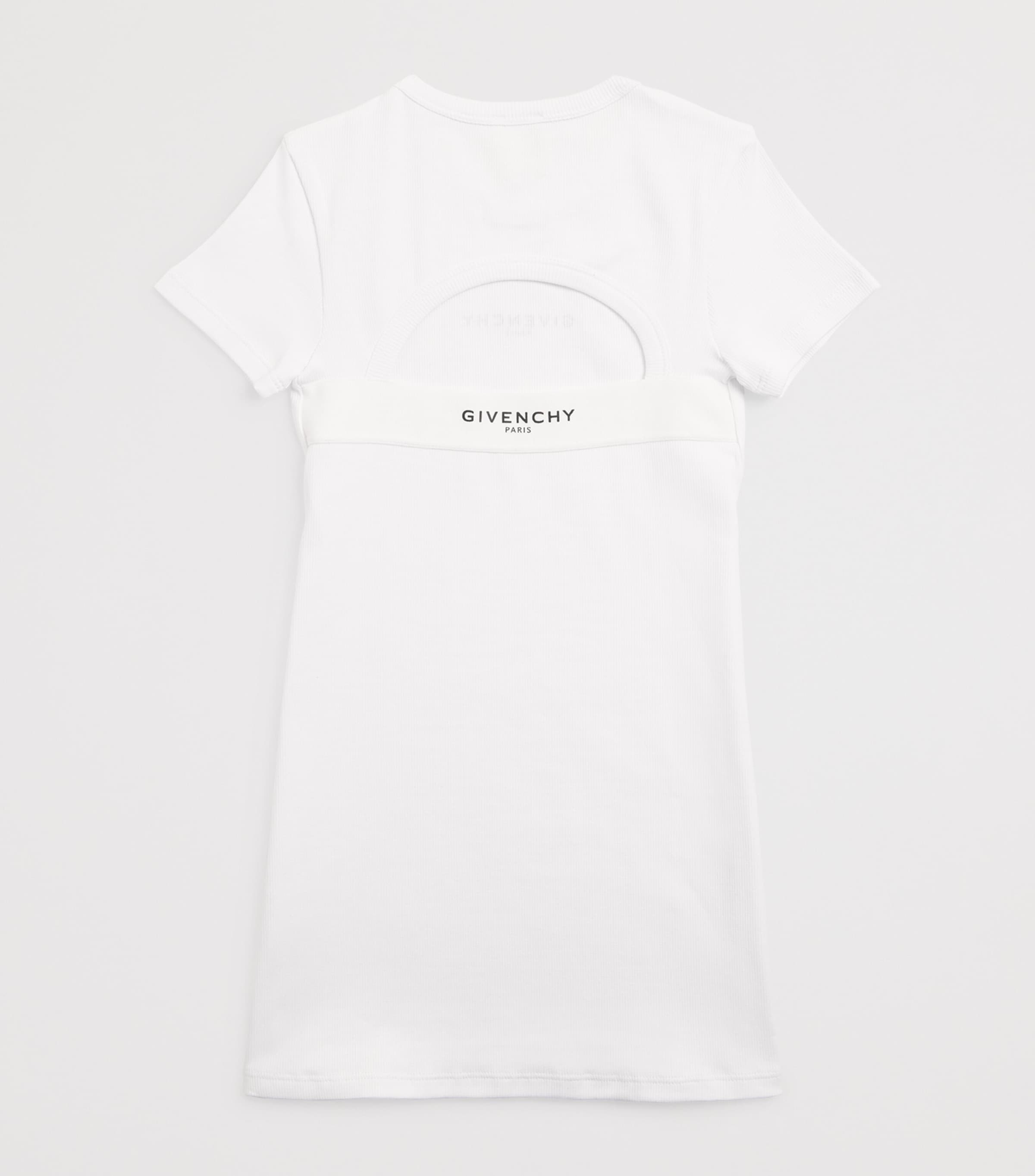 Givenchy Kids stretch-cotton logo short-sleeve dress 4-12+ years, UK version