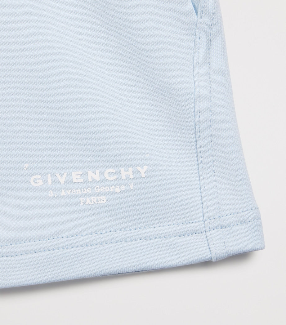 Givenchy cotton logo sweat shorts for babies 6-24 months, UK version