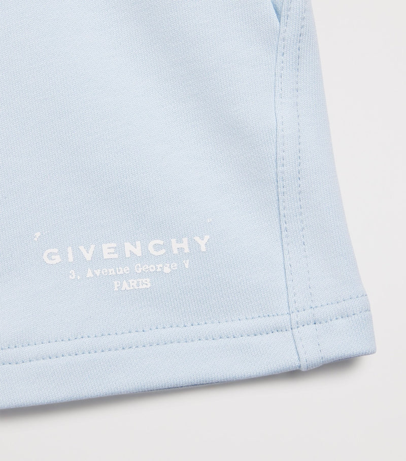 Givenchy cotton logo sweat shorts for babies 6-24 months, UK version