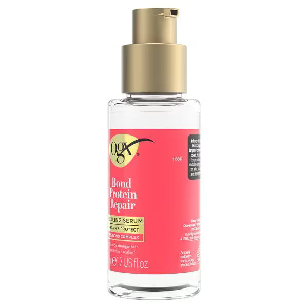 OGX Bond Protein Repair Sealing Serum 50ml, imported from the UK