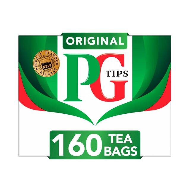 PG Tips Original Biodegradable Tea Bags   160 per pack - McGrocer