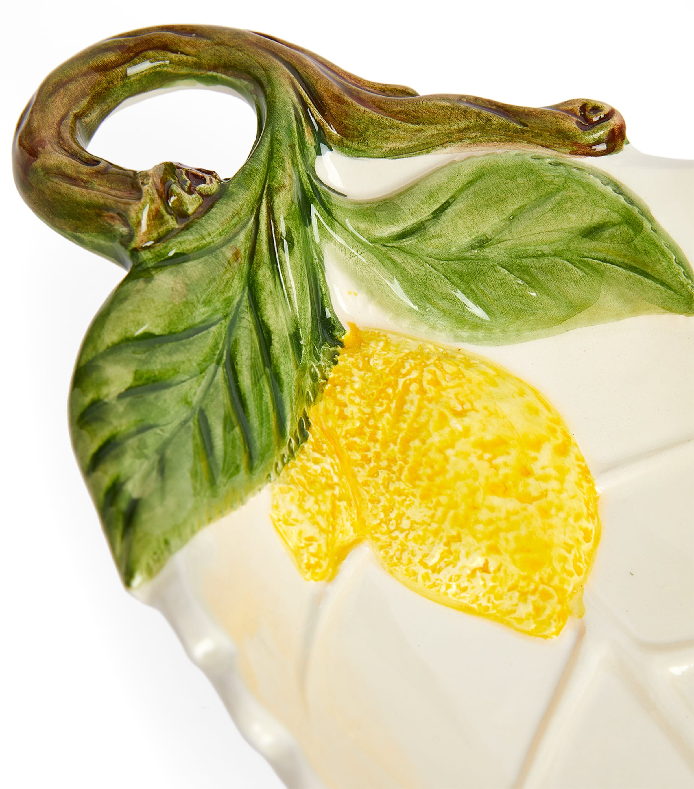 Les-Ottomans lemon starter plate, UK version