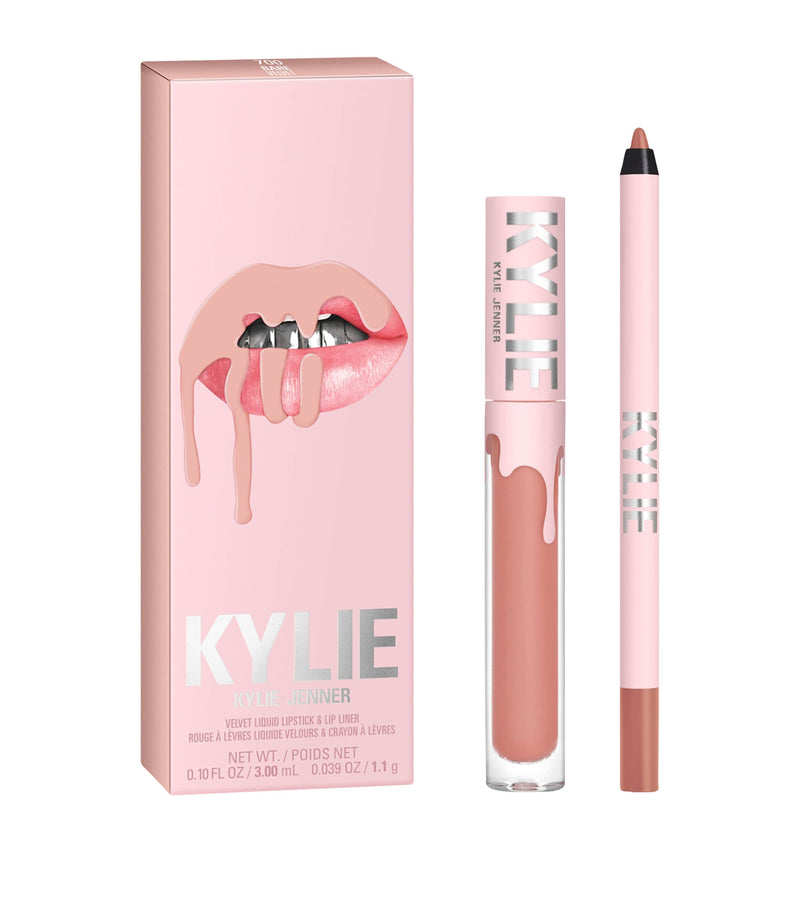 Kylie Cosmetics velvet lip kit, UK version