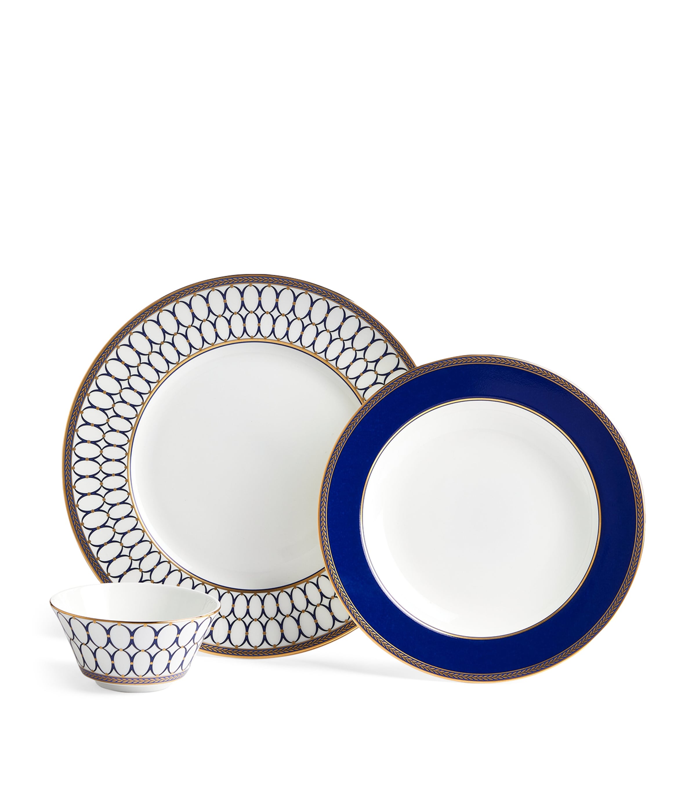 Wedgwood Set of 3 Renaissance Gold Dinnerware Pieces