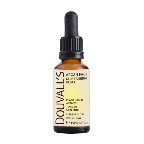 Douvalls face self tan drops Medium-Dark 30ml - British product