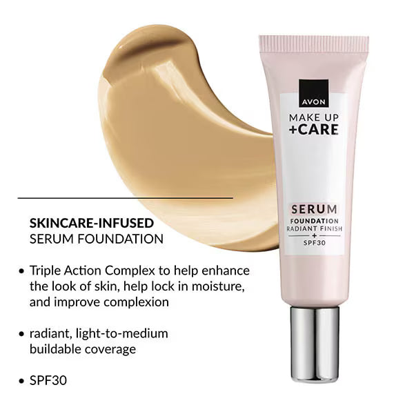 Avon Serum Foundation 245N Natural Beige - British product