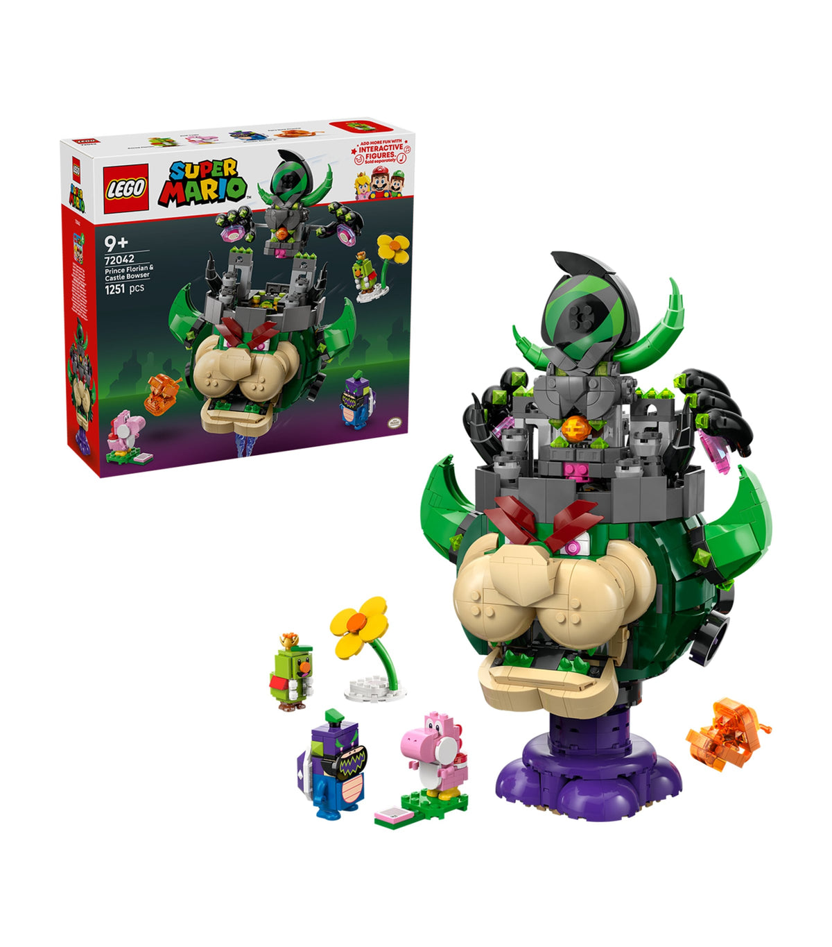 LEGO Super Mario Prince Florian and Castle Bowser set, UK version